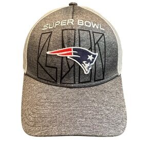 New England Patriots Superbowl 53 New Era 39thirty Hat Cap One Size Stretch Fit